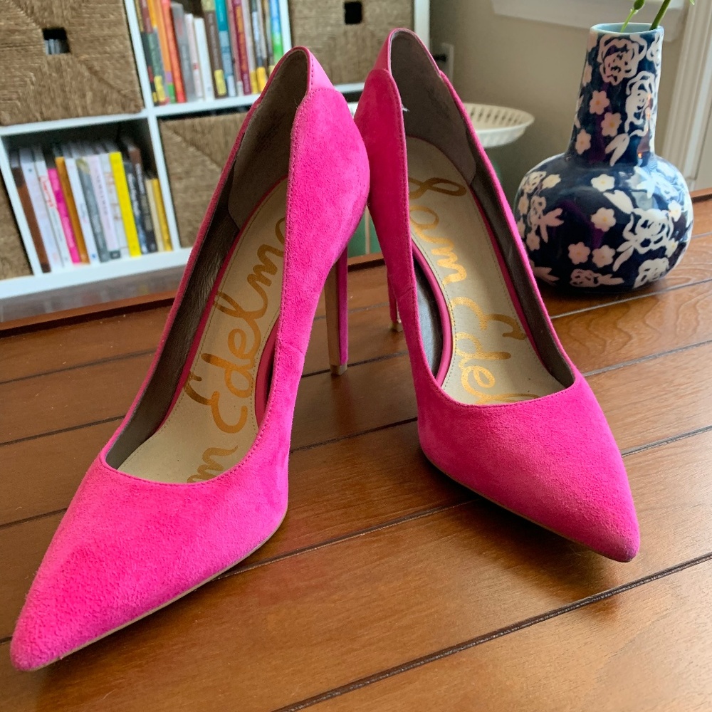 Sam Edelman pink pumps, size 9